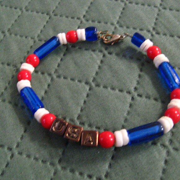 Hand Made Handcraft Art Vintage USA Bracelet - Picture 3 of 7